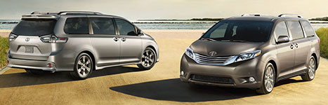 2017 Toyota Sienna Wide Choice of Trims