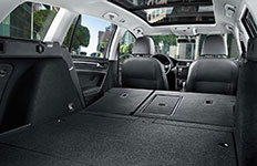 2017 Volkswagen Golf Sportwagen 60-40 Split Backseat