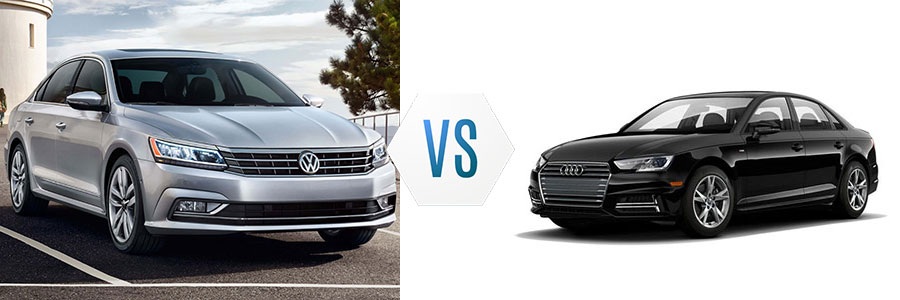 Dimensions: Audi A4 2012-2016 vs. Volkswagen Passat 2014-2019