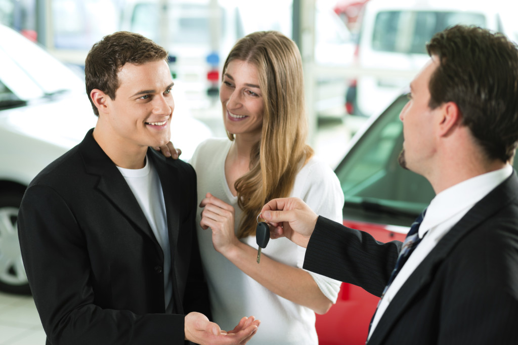 car dealership salesman