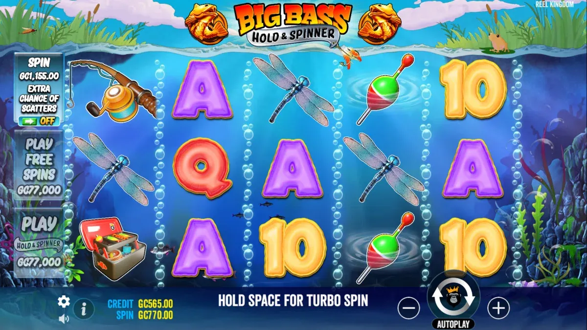 Big Bass Hold & Spinner Online Slot Gameplay