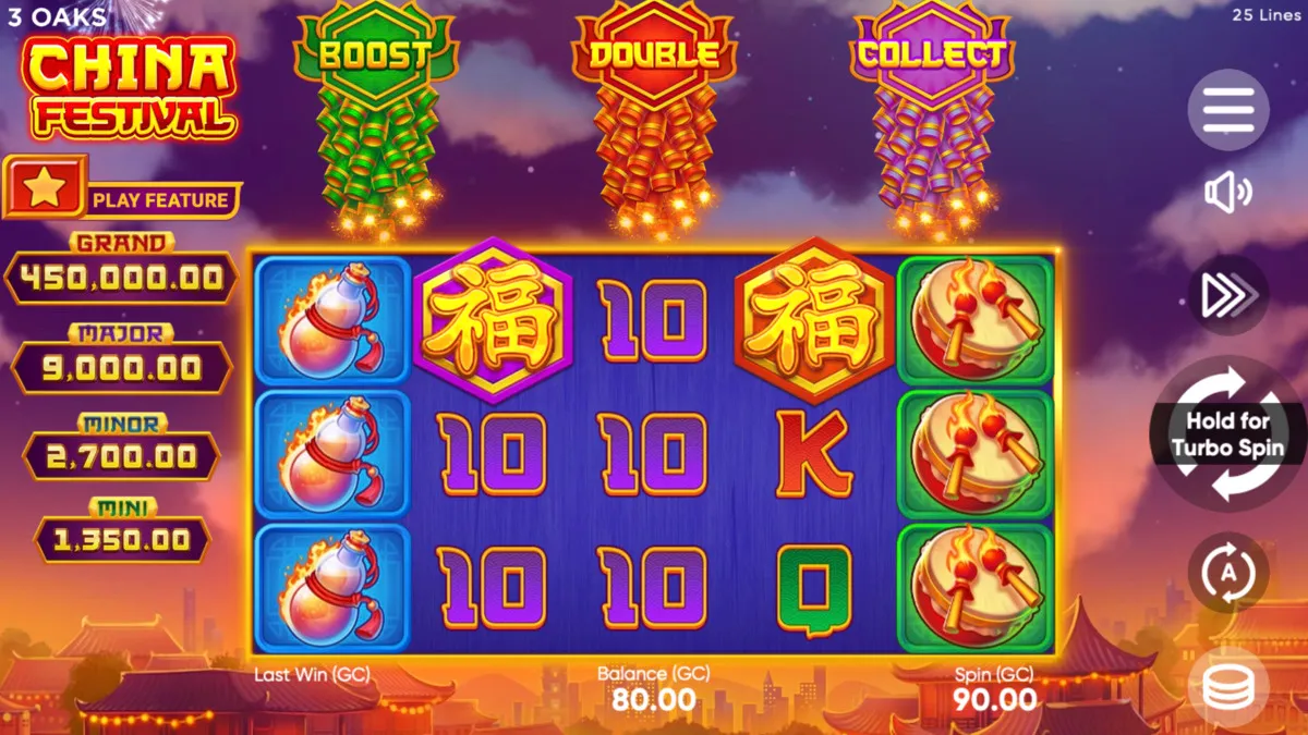 Slot Grid on China Festival Online slot at SpinBlitz