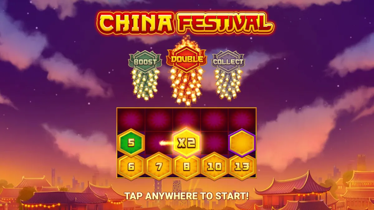 Bonus features on China Festival online slot 