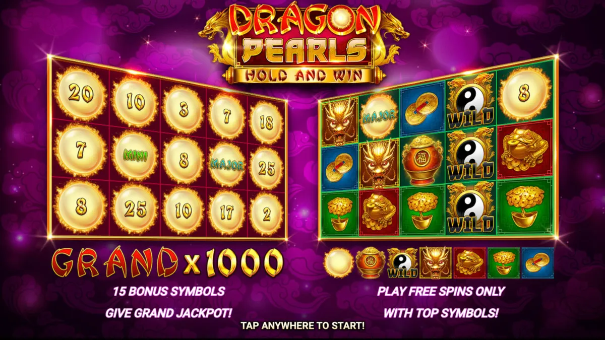 Bonus Features on Dragon Pearls slot game