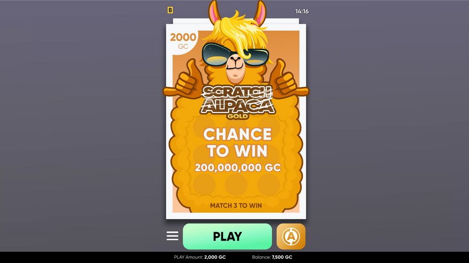 Scratch Alpaca Gold