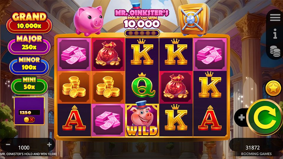 Free Mr. Oinkster's Hold and Win 10,000 Slot Online by Booming Games |  SpinBlitz