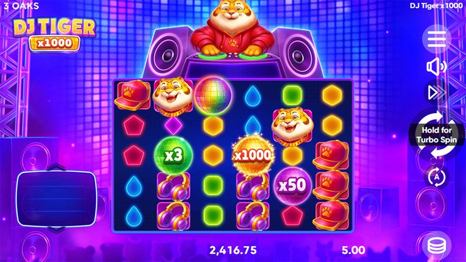 Free DJ Tiger x1000 Slot Online by Oaksgaming | SpinBlitz