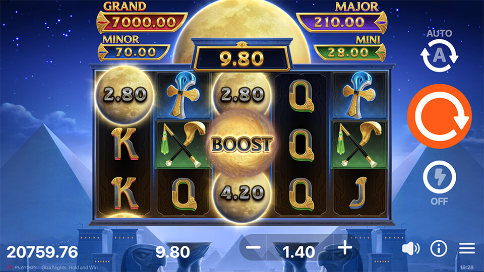 Giza Nights: Hold & Win