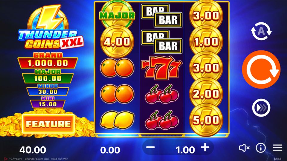 Thunder Coins XXL: Hold and Win