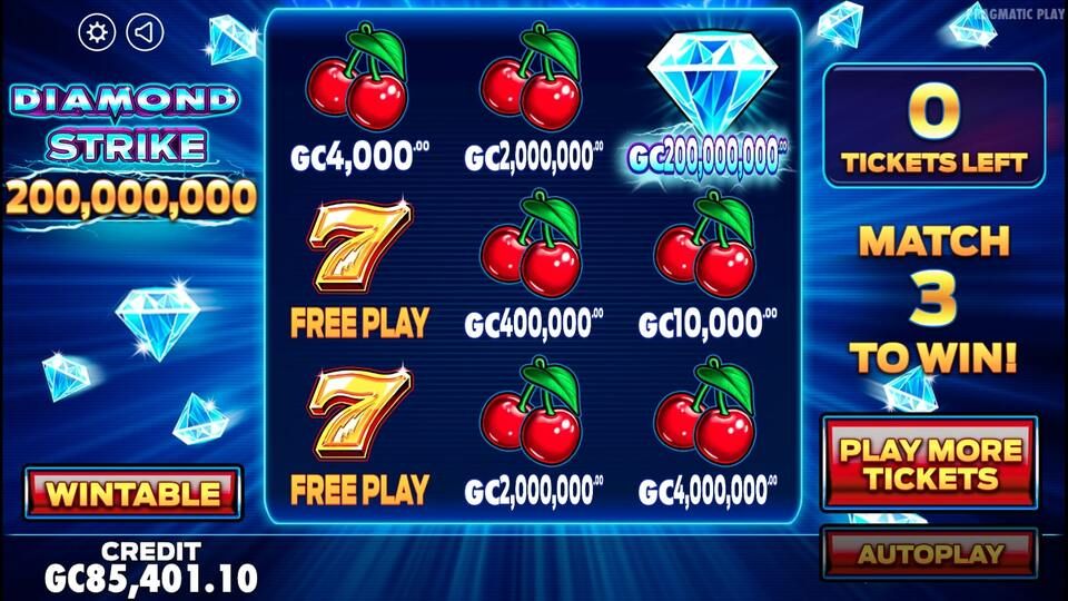 Diamond Strike 100,000