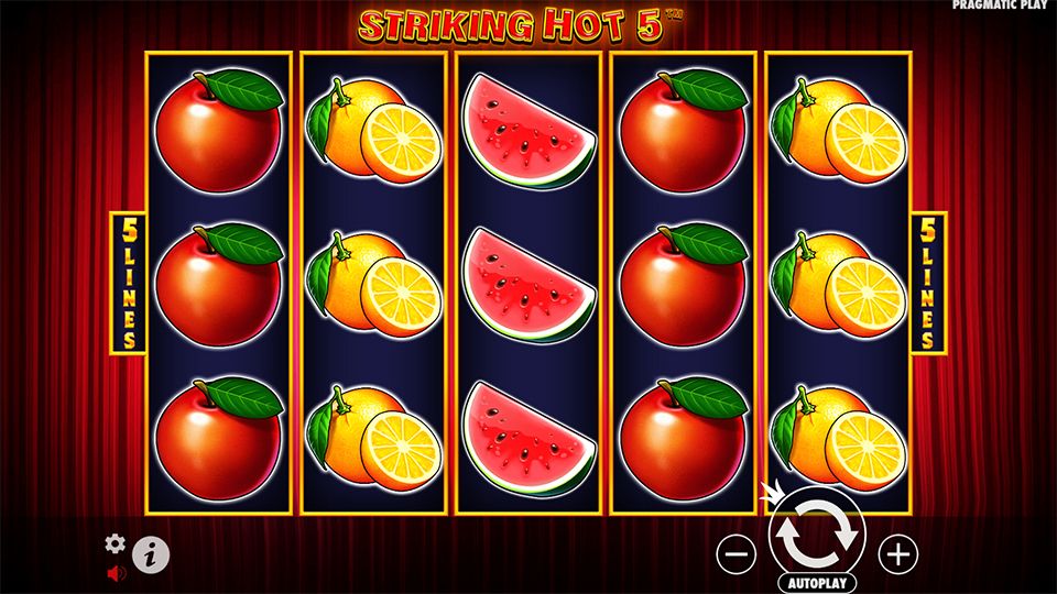 Striking Hot 5 Jackpot Play