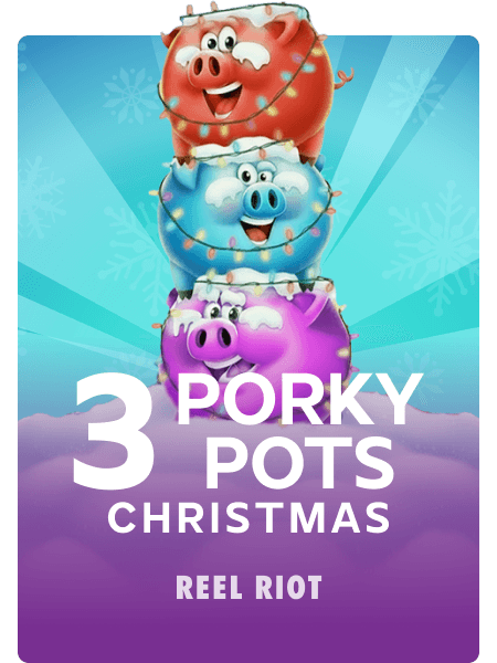 3 Porky Pots Christmas