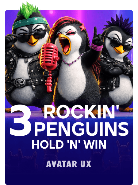 3 Rockin' Penguins: Hold 'n' Win