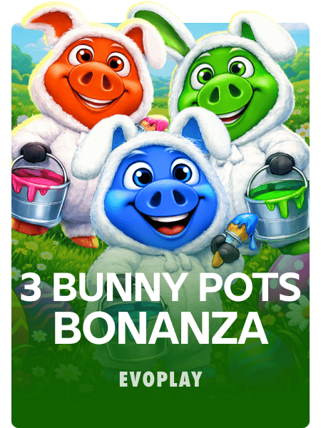 3 Bunny Pots Bonanza