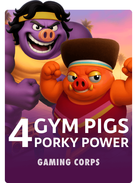 4 Gym Pigs - Porky Power