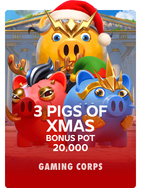 3 Pigs of Xmas Bonus Pot 20,000