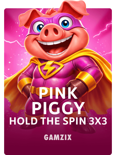 3x3 Pink Piggy: Hold the Spin