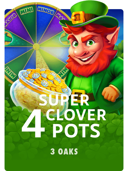 4 Super Clover Pots