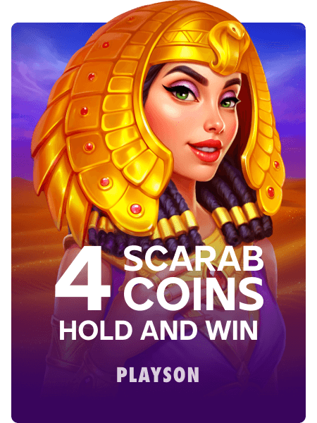 4 Scarab Coins: Hold and Win