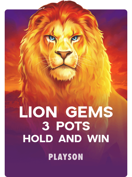 Lion Gems 3 Pots: Hold and Win