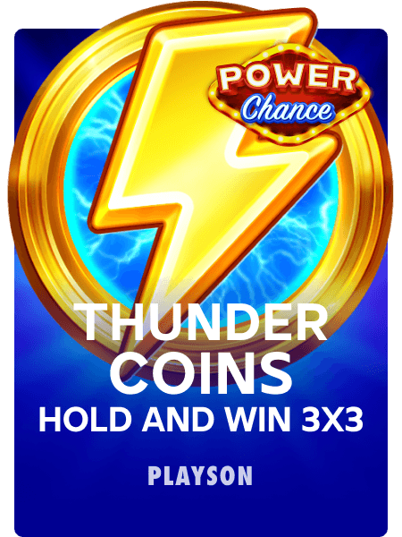 Power Chance Thunder Coins Hold and Win 3x3