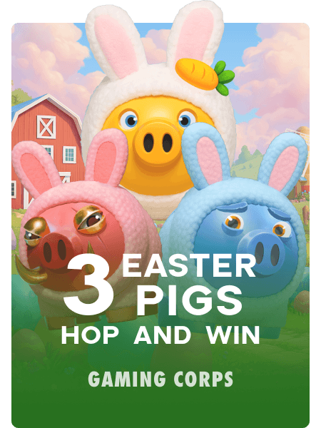 3 Easter Pigs Hop and Win