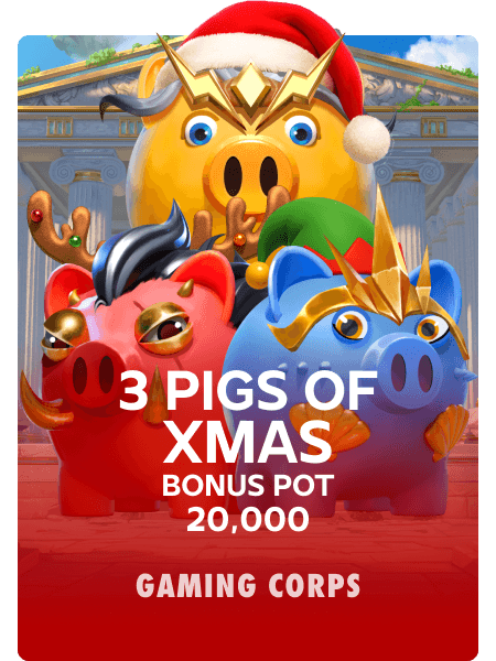 3 Pigs of Xmas Bonus Pot 20,000