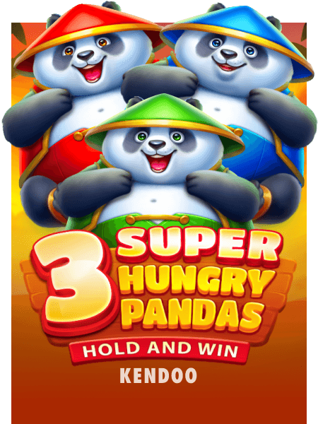 3 Super Hungry Pandas
