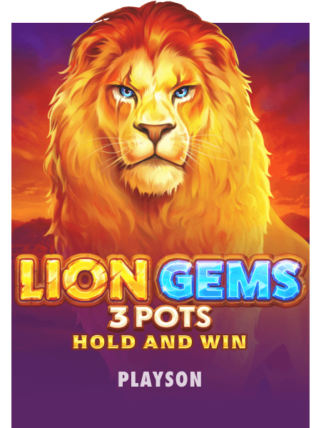 Lion Gems 3 Pots: Hold and Win