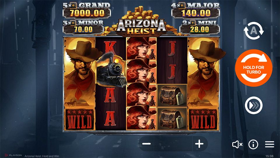 Arizona Heist: Hold and Win