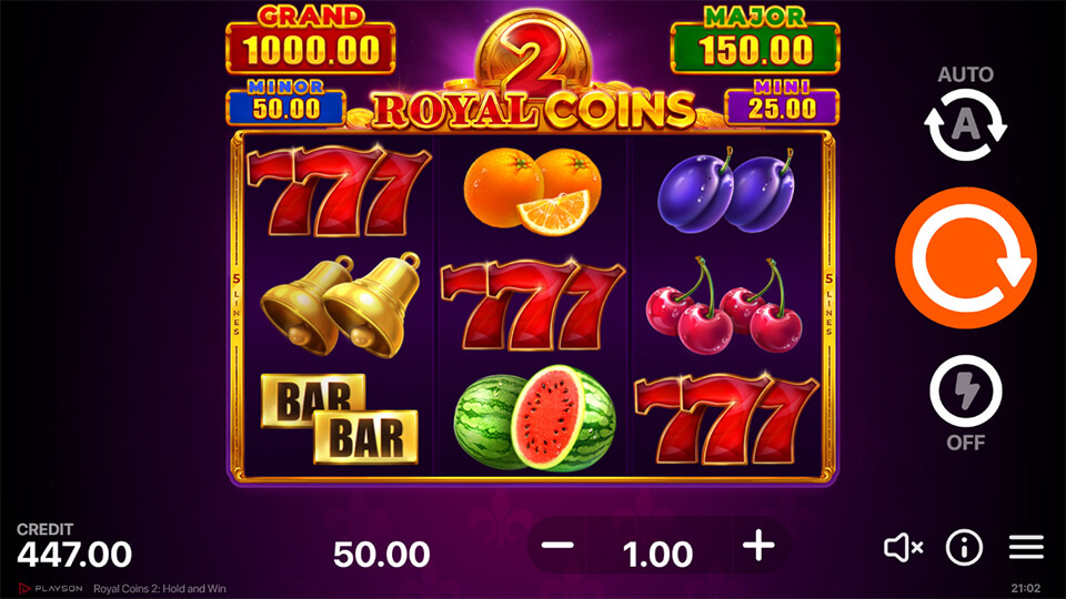 Royal Coins 2: Hold and Win