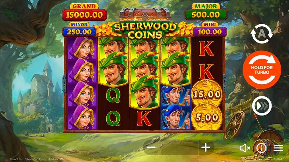 Sherwood Coins: Hold and Win