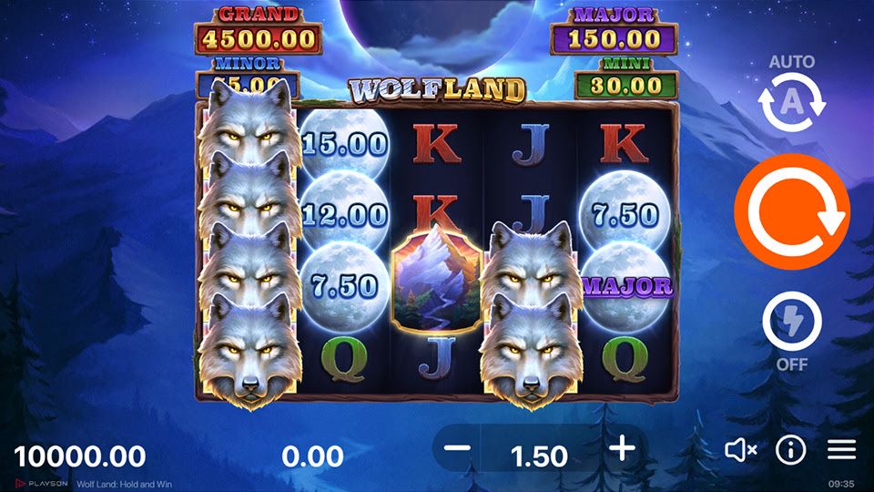 Wolf Land: Hold and Win