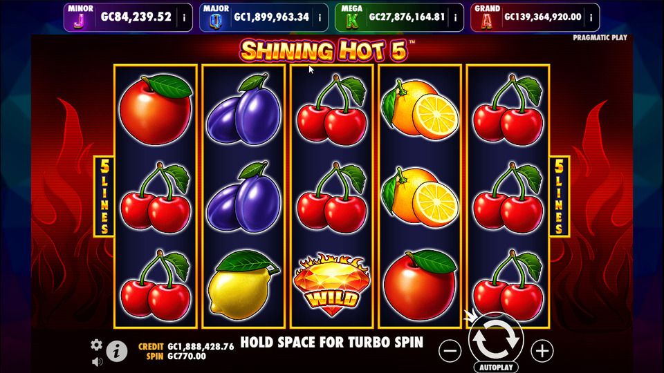 Shining Hot 5 Jackpot Play