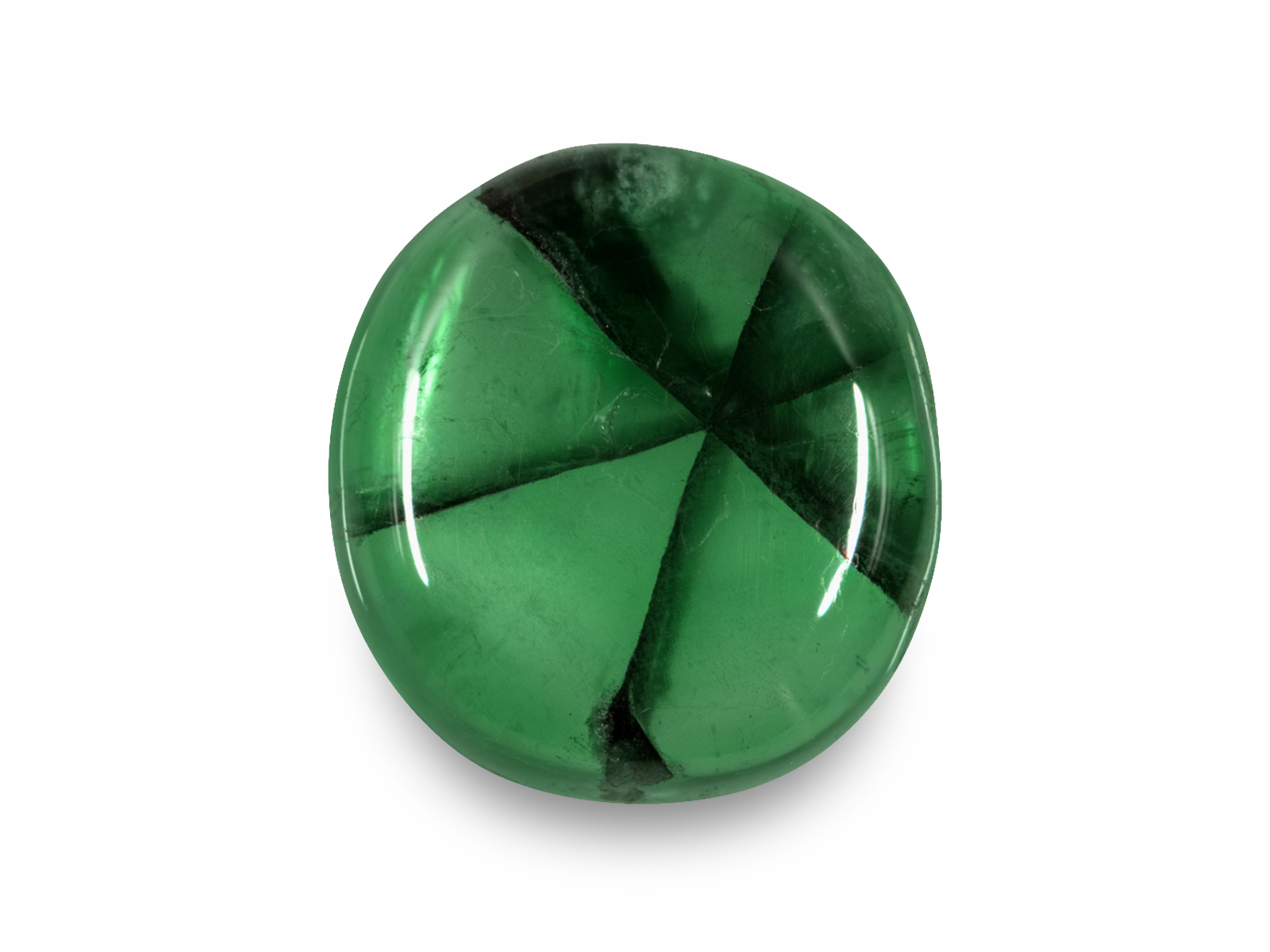 GIA Certified COLOMBIAN Trapiche Emerald 8.17 Ct. Natural GRASS