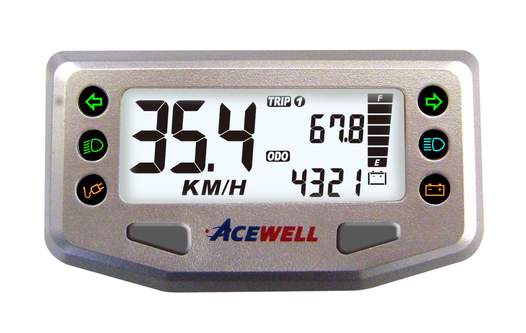 Taipei Ampa Autotronics Taipei Ampa Online Product Info Ace 2xxe 2xxeu Sereis Lev Speedometer Digital Lcd Display Compact Smart Acewell International Co Ltd