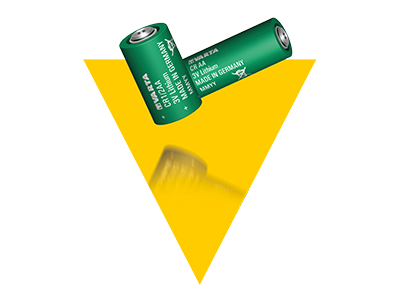 Lithium battery CR AA VARTA + Connector Varta Lithium batteries