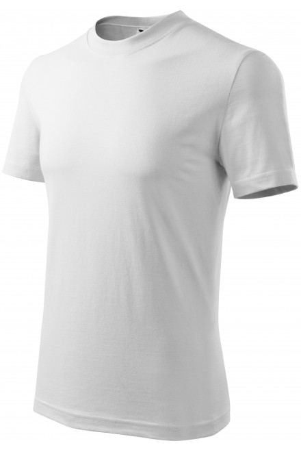 Férfi pamut pólók rövid ujjú nyomtatás nélkül - Klasszikus póló, fehér