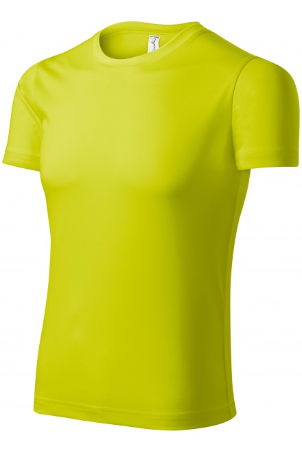 Unisex sport póló, neon sárga