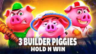 3 Builder Piggies: Hold n Win