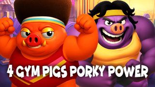 4 Gym Pigs - Porky Power