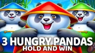 3 Hungry Pandas Hold & Win