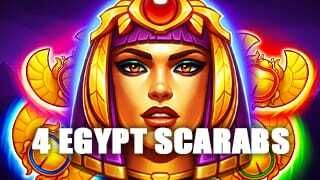 4 Egypt Scarabs