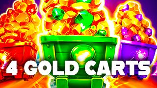 4 Gold Carts