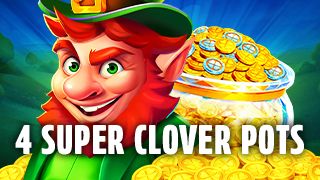 4 Super Clover Pots