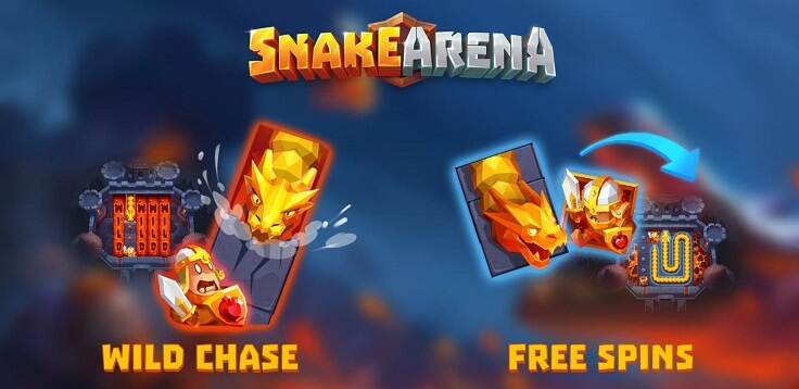 Snake Arena Slot Machine - Jogar Grátis