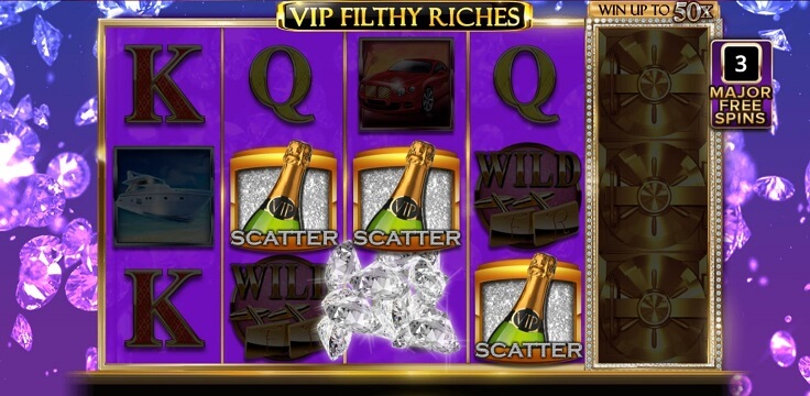 VIP Filthy Riches Slot Machine