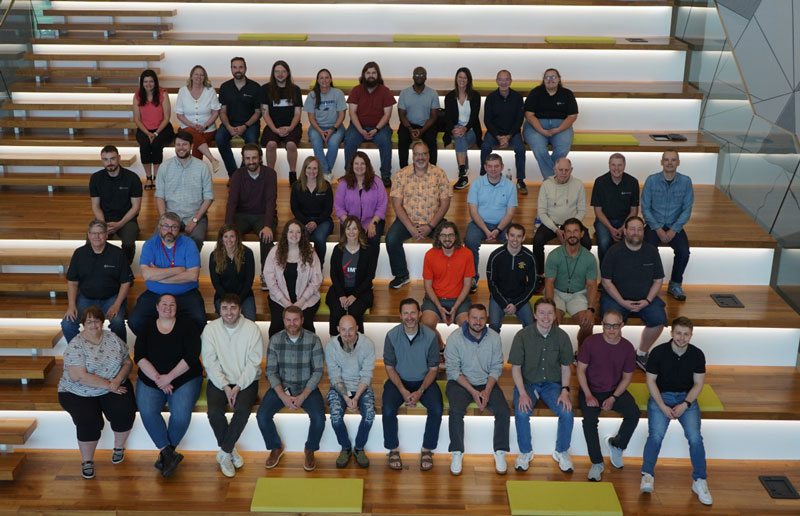 IMT Software Services team in home office