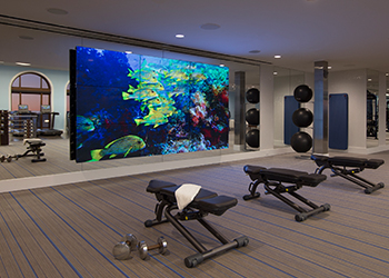 Ocean Fitness center at The Breakers