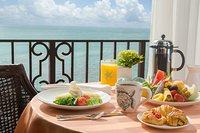 In-Room Dining breakfast